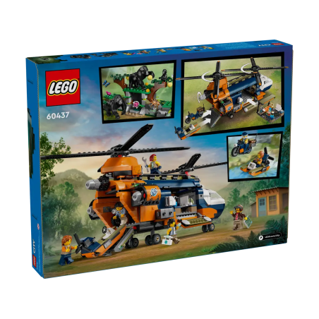 Lego 60437 Helikopter badaczy dżungli w bazie