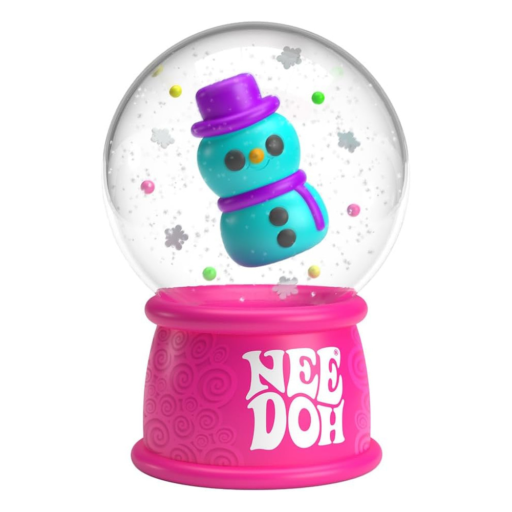 Schylling NeeDoh Snow Globes gniotek kula śnieżna bałwanek