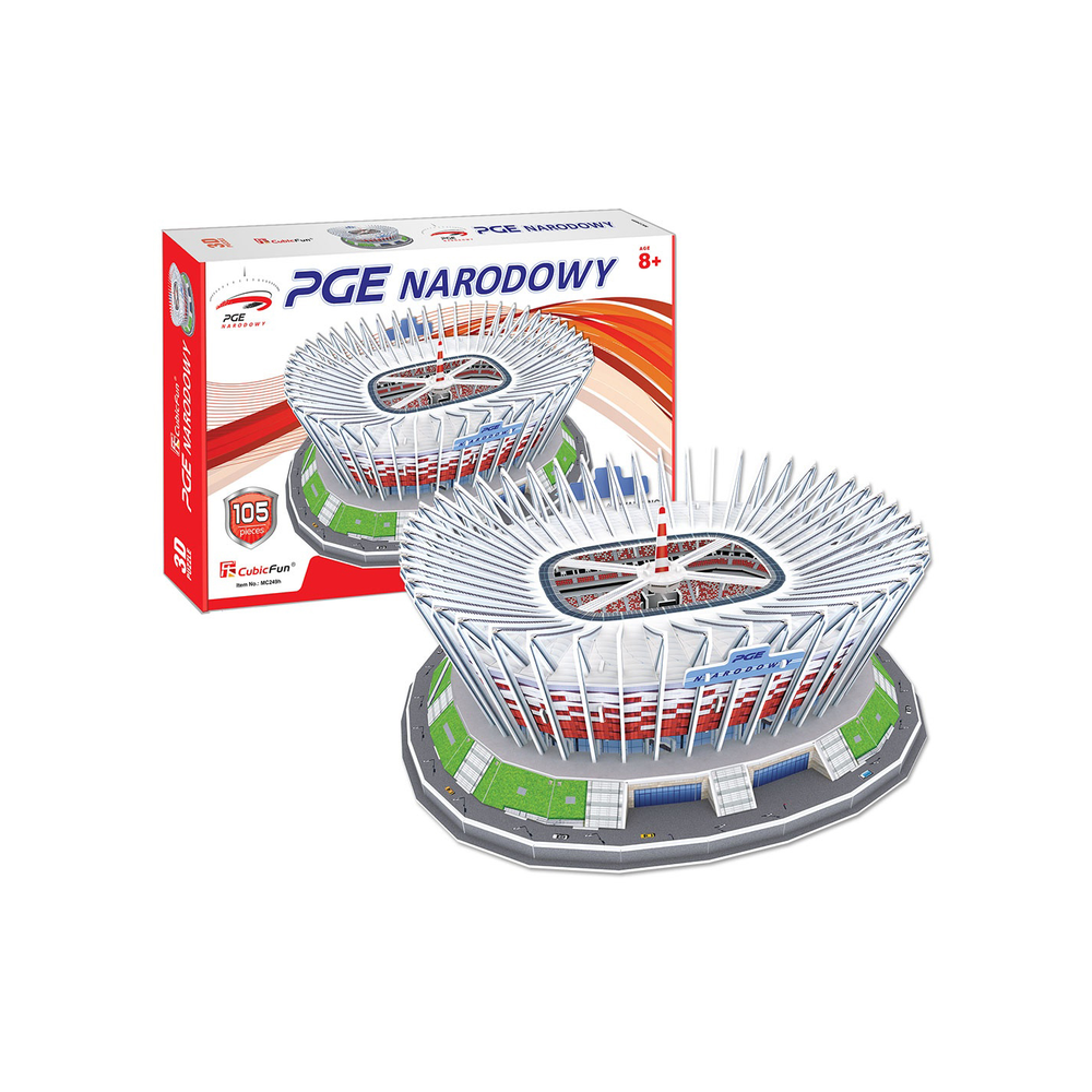 Stadion PGE Narodowy Polska puzzle 3D 105 el.