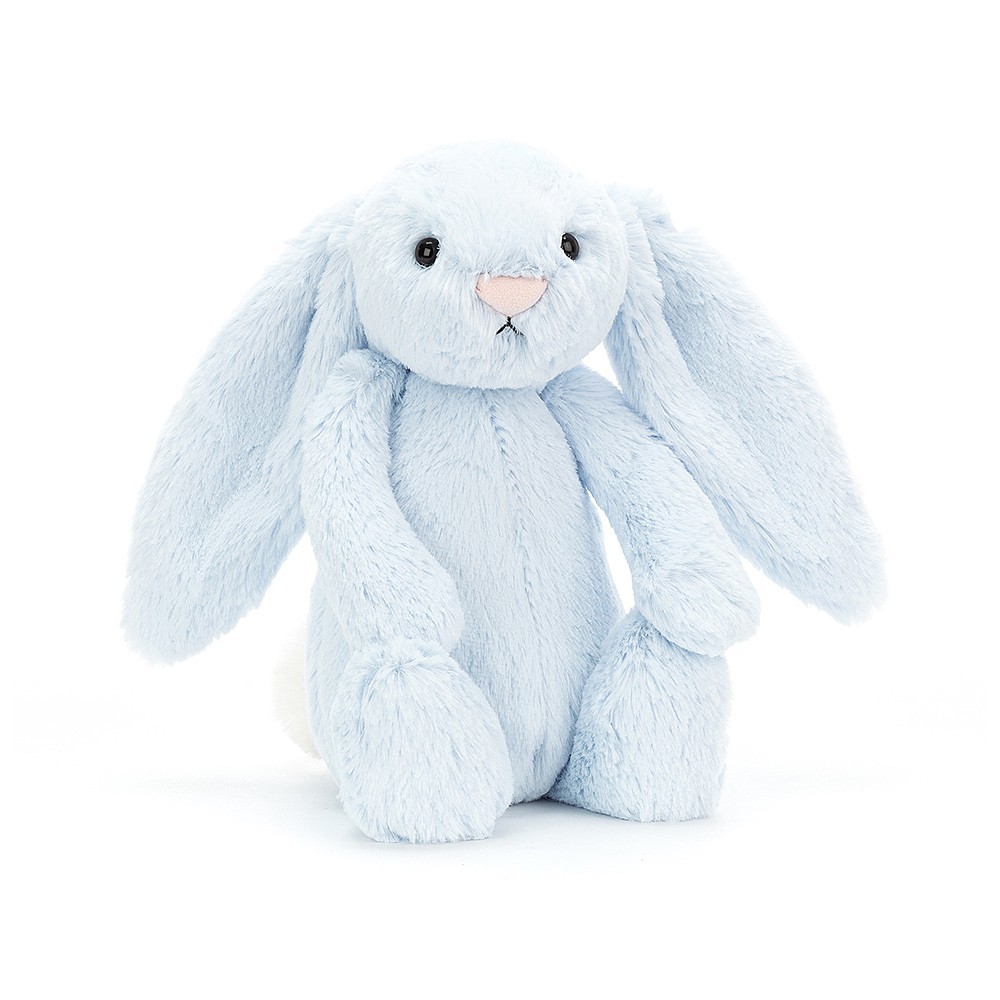 Pluszowy Króliczek 31 cm Błękitny Bashful Blue Bunny - Jellycat
