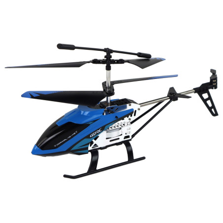 Helikopter zdalnie sterowany niebieski RC 2.4G Leantoys