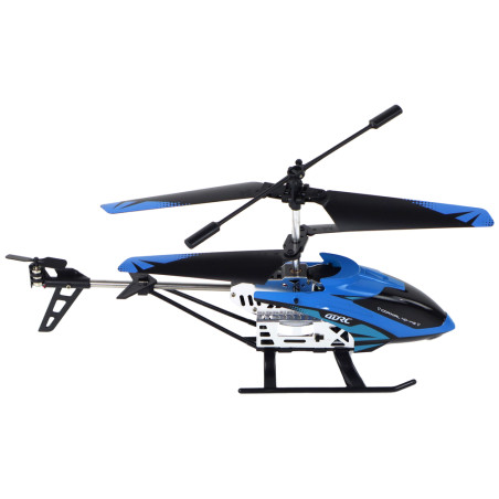 Helikopter zdalnie sterowany niebieski RC 2.4G Leantoys