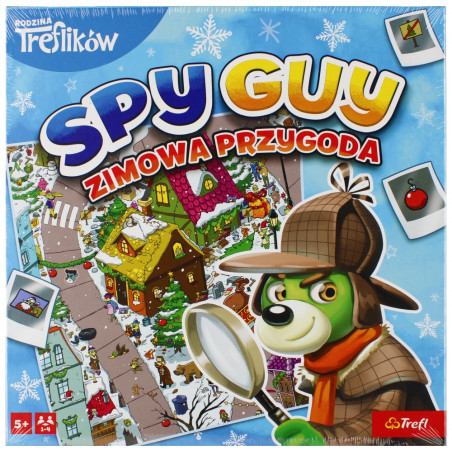 Spy Guy. Zimowa przygoda Rodzina Treflików gra planszowa Trefl