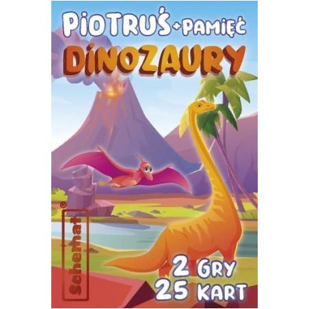 Karty Piotruś i Pamięć dinozaury, 2 gry