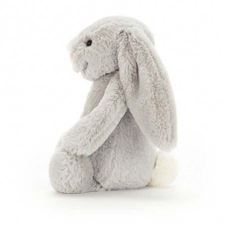 Pluszowy Króliczek 31 cm Szary Bashful Silver Bunny - Jellycat