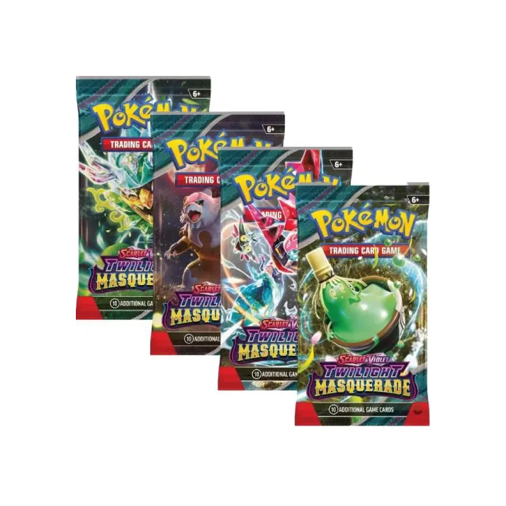 Saszetka z kartami Pokemon TCG Twilight Masquerade Scarlet&Violet 1 szt.