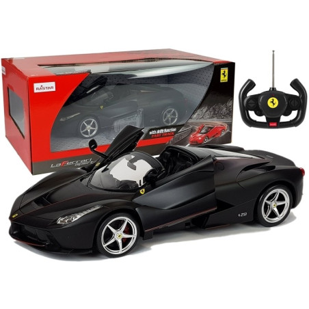 Ferrari Aperta Rastar 1:14 Czarne zdalnie sterowane