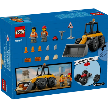 Lego 60450 Żółta ładowarka koparka kołowa