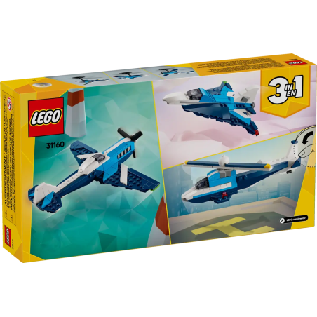 Lego  Creator 31160 Statek powietrzny: samolot wyścigowy