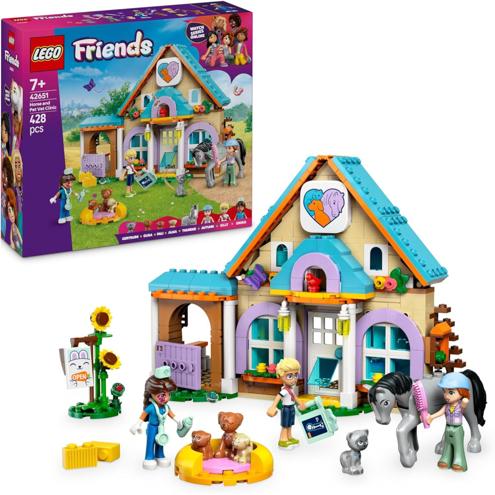 Lego Friends 42651 Koń i lecznica dla zwierząt