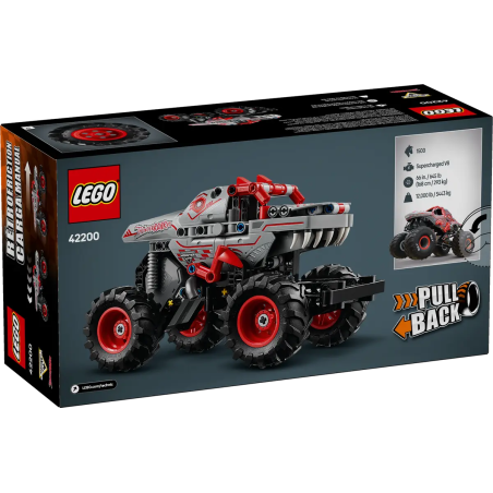 Lego 42200 Monster Jam ThunderROARus z napędem typu pull-back