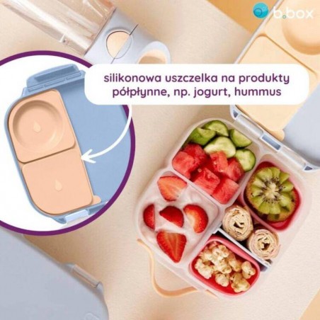 Śniadaniówka szkolna z przegródkami mini Lunchbox Spearmint b.box