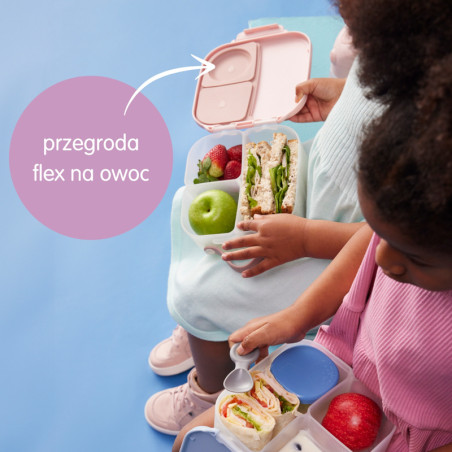 Śniadaniówka szkolna z przegródkami mini Lunchbox Spearmint b.box