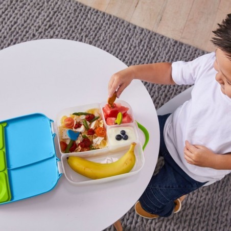 Duża śniadaniówka z przegródkami Lunchbox Lemon Twist b.box