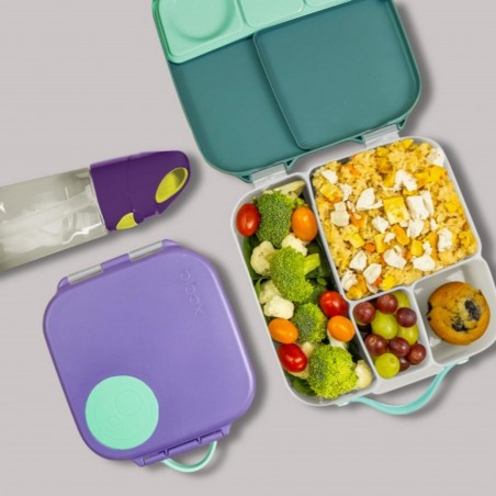 Duża śniadaniówka z przegródkami Lunchbox Lemon Twist b.box