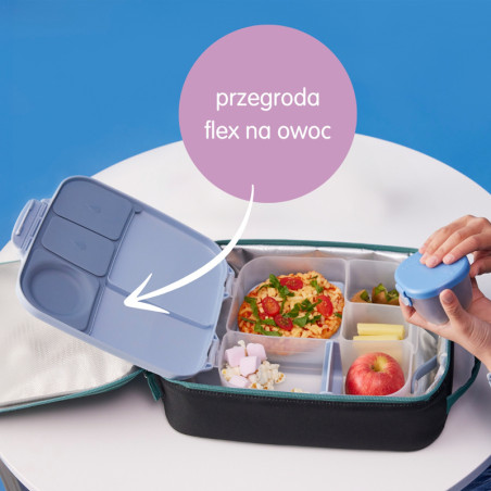 Duża śniadaniówka z przegródkami Lunchbox Lemon Twist b.box