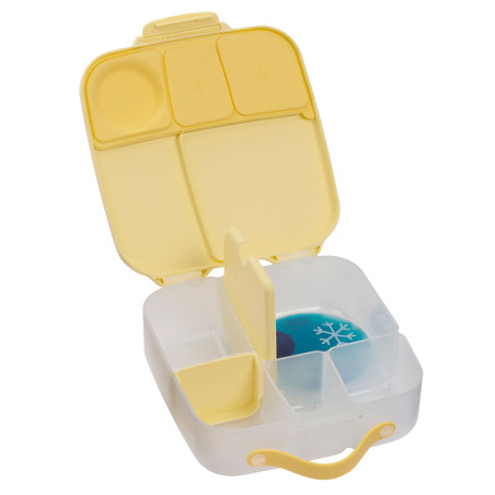 Duża śniadaniówka z przegródkami Lunchbox Lemon Twist b.box