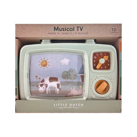 Little Dutch retro radyjko Musical TV Little Farm