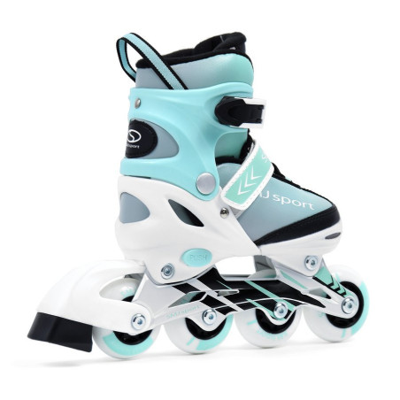 Rolki regulowane 30-33 SMJ sport BS-901MA Girl mint