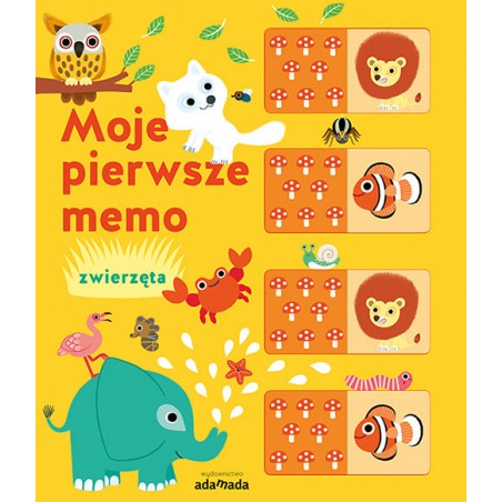 Moje Pierwsze Memo Zwierzęta - Wydawnictwo Adamada