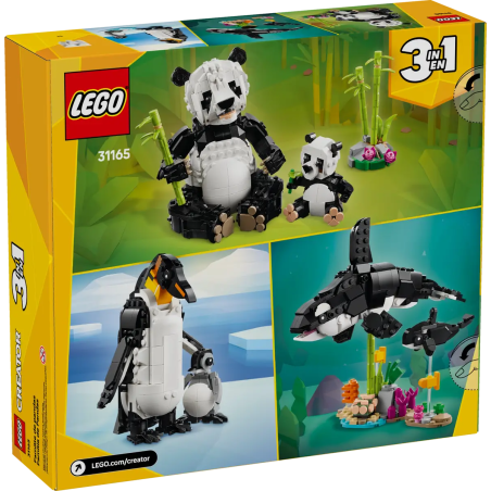 Lego Creator 3w1 Dzikie zwierzęta: rodzina pand 31165