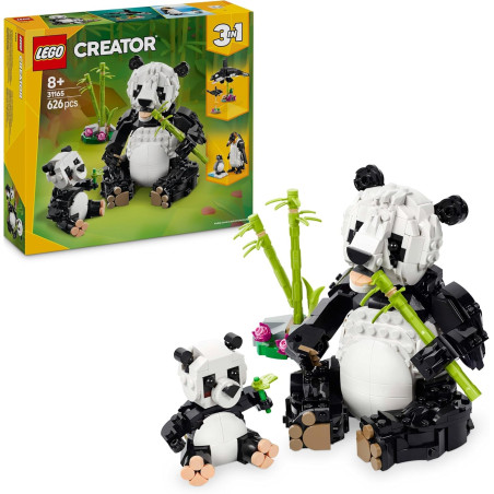 Lego Creator 3w1 Dzikie zwierzęta: rodzina pand 31165