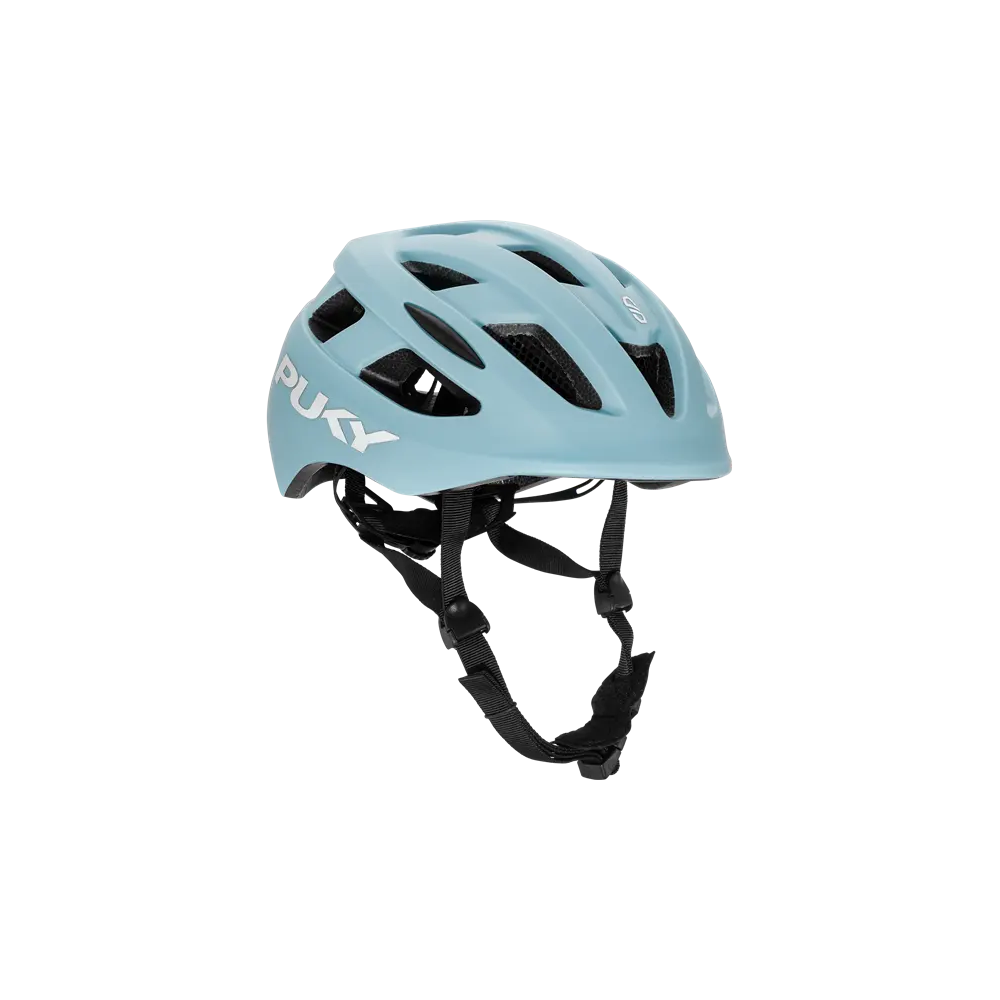 Kask dziecięcy rowerowy ze światełkiem Puky S niebieski 48-55 cm