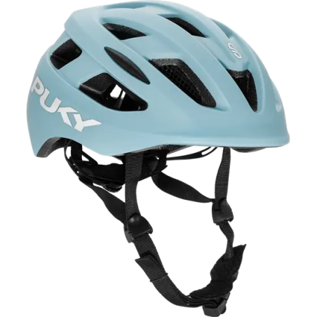 Kask dziecięcy rowerowy ze światełkiem Puky S niebieski 48-55 cm