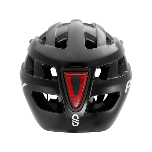 Kask dziecięcy rowerowy ze światełkiem Puky M czarny 54-58 cm