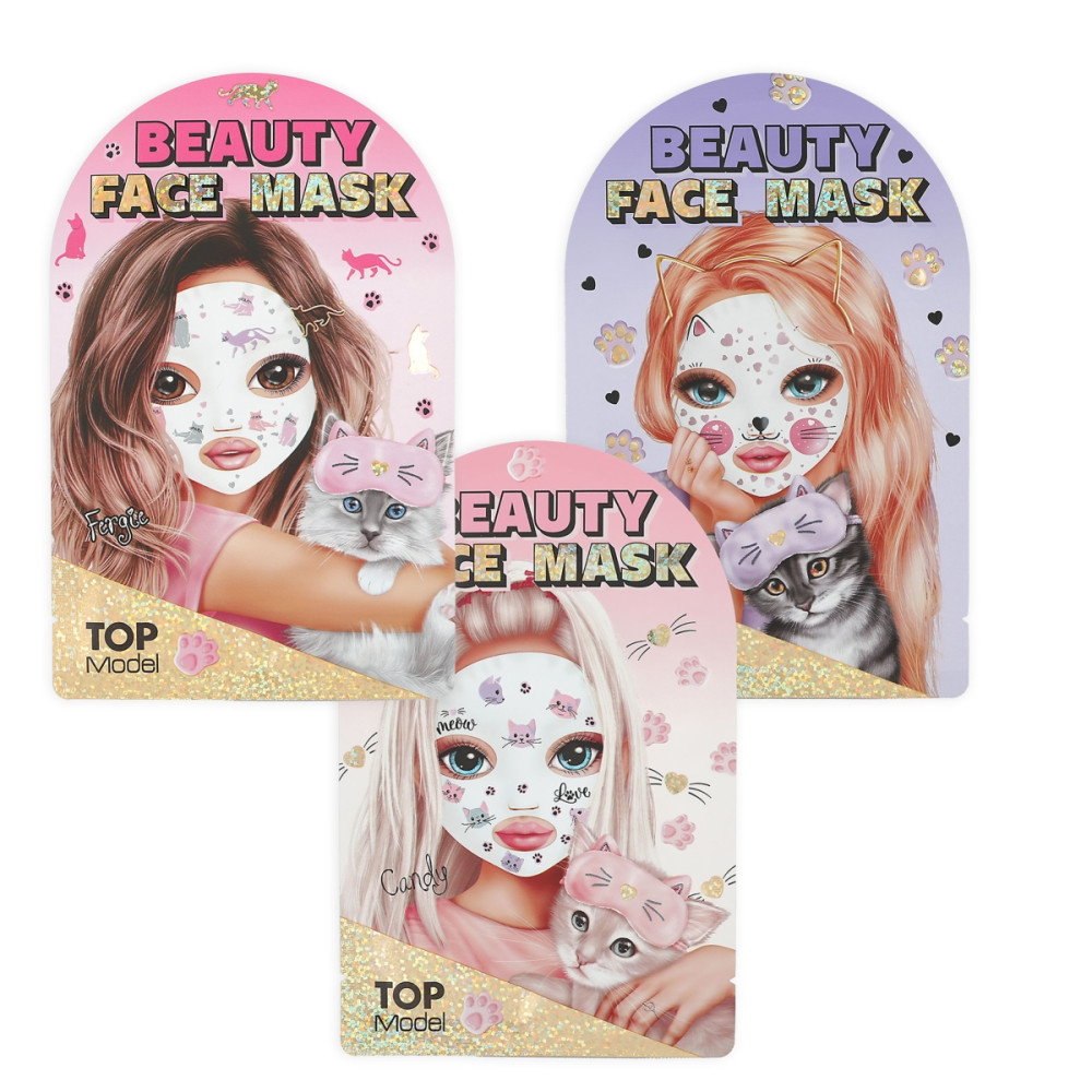 TOPModel nawilżająca maseczka dla dziewczynki Face Mask Cat 1 szt.