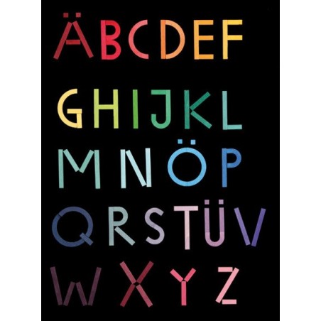 Grimm's - alfabet układanka magnetyczna