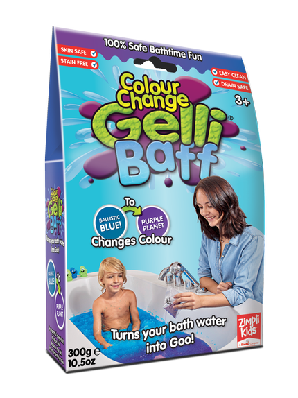 Galaretka w Kąpieli Magiczny Proszek Błękitny Gelli Baff - Zimpli Kids