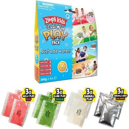 Zestaw Sensoryczny zmieniający wodę w lód i kisiel Glitter Gelli Baff - Zimpli Kids