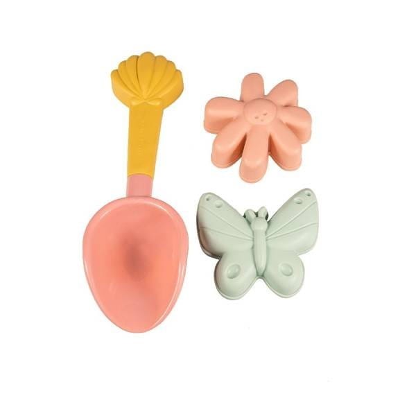 Łopatka i Foremki do Piasku Flowers & Butterflies - Little Dutch