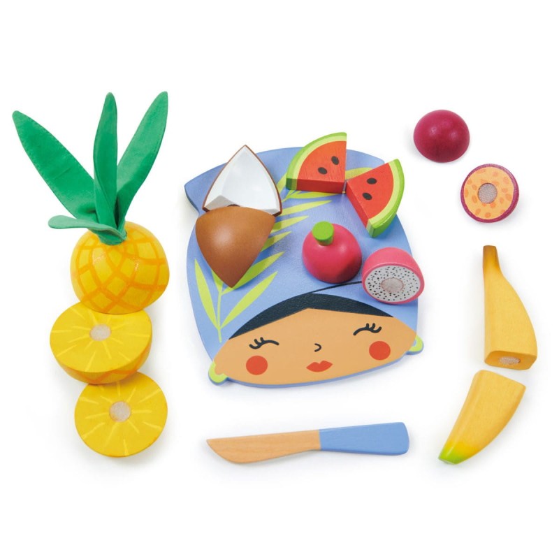 Drewniane Owoce Egzotyczne do Krojenia - Tender Leaf Toys