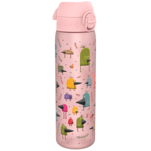 ION8 Bidon Butelka Sportowa Ptaki Różowa 500 ml