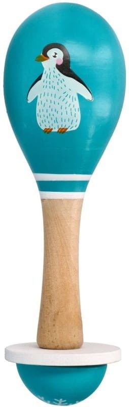 Marakas drewniany Pingwin - Adam Toys