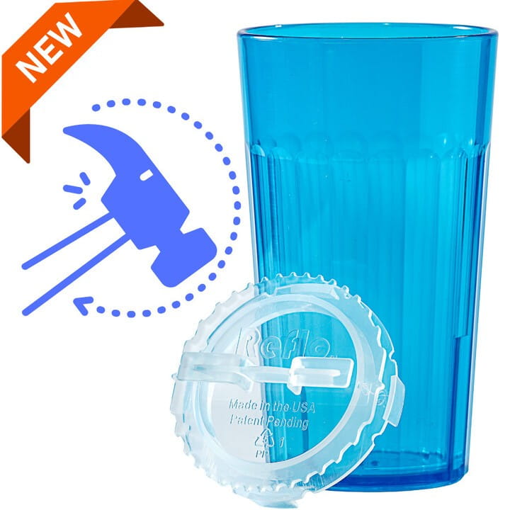 Kubek Reflo Smart Cup Nietłukący- Niebieski