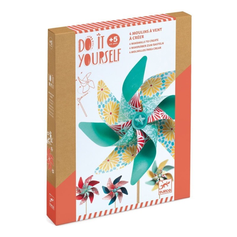 Wiatraki DIY Zrób Sam Sweet - Djeco