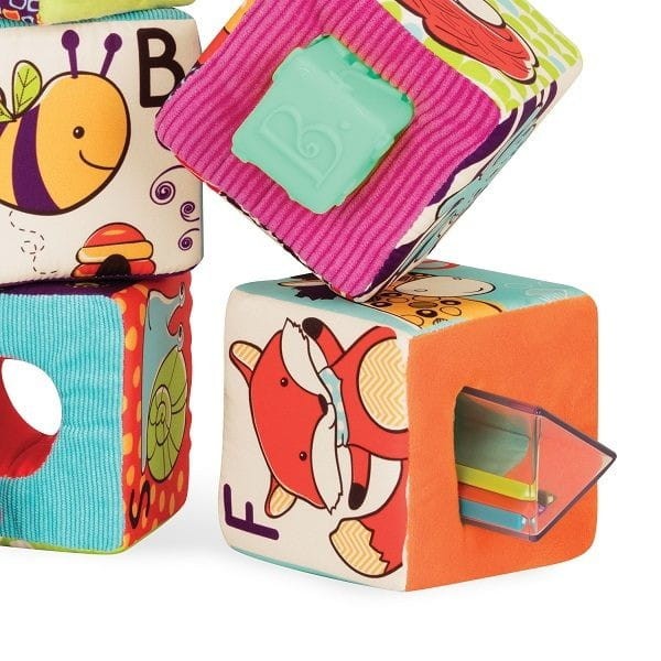 Sensoryczne Klocki Sortery aBc Block Party - B.toys