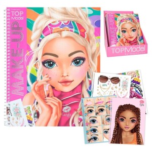 Ozdabianie Twarzy Notes z Naklejkami Make Up - TOPModel