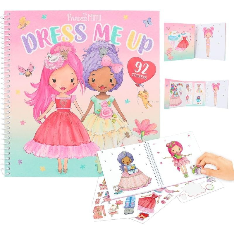 Szkicownik z Naklejkami Ubieranki Dress Me Up Princess Mimi - Depesche