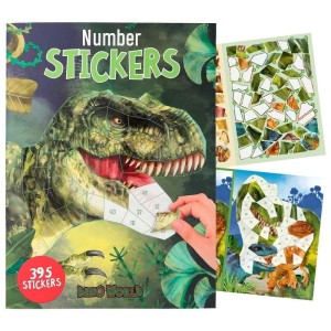 Naklejki Puzzle z Numerkami Dinozaury - Dino World