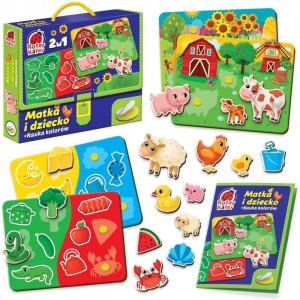 Edukacyjna Gra z Rzepami Mama i Dziecko Zwierzęta