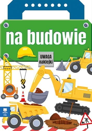 Kolorowanka z naklejkami Na Budowie Teczka