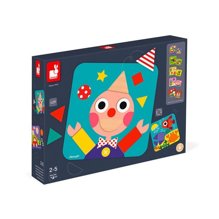 Układanka Drewniana Poznaję Kształty Figury - Janod