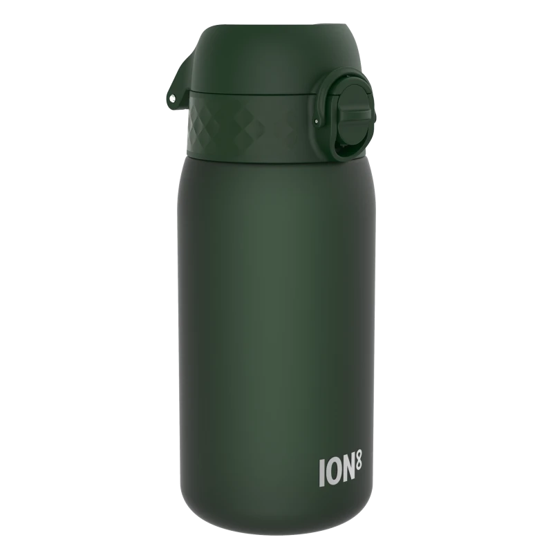 ION8 Bidon z Szerokim Ustnikiem Butelkowa Zieleń 400 ml