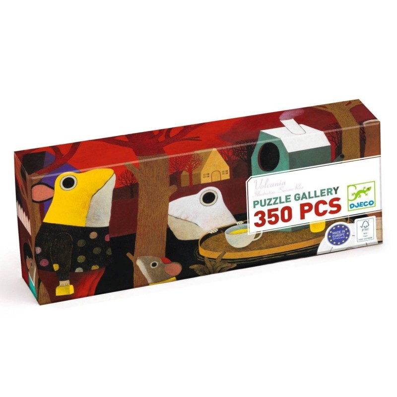 Puzzle Gallery 350el. W Lesie Volcania - Djeco