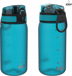 Bidon ION8 z miarką Morski Aqua 400 ml