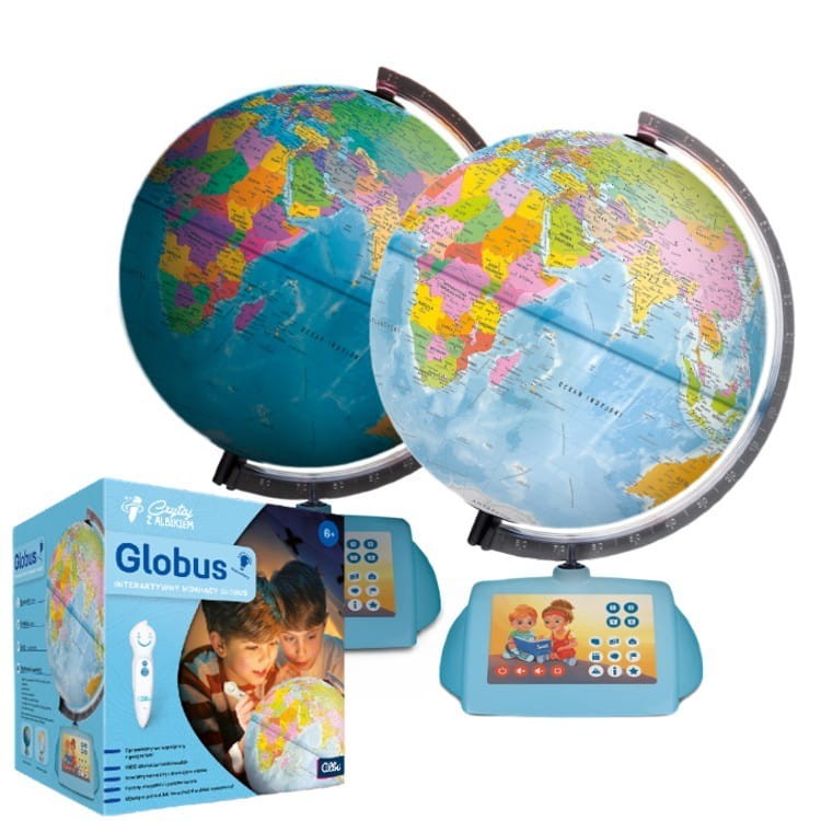 Albik Globus Interaktywny 1800 dźwięków - Czytaj z Albikiem